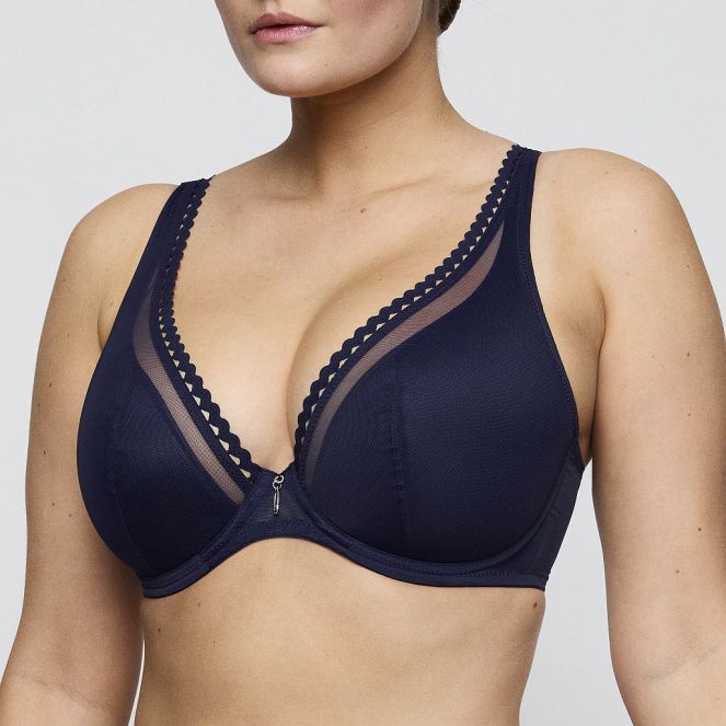 PrimaDonna Twist Wowgirl halb unterlegter Bügel BH tief dekolletiert Cup B-G, Farbe evening blue