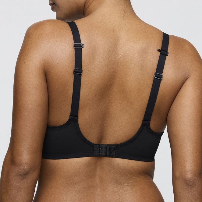 PrimaDonna Twist Sheary half padded wire bra deep plunge B-G cup, color black