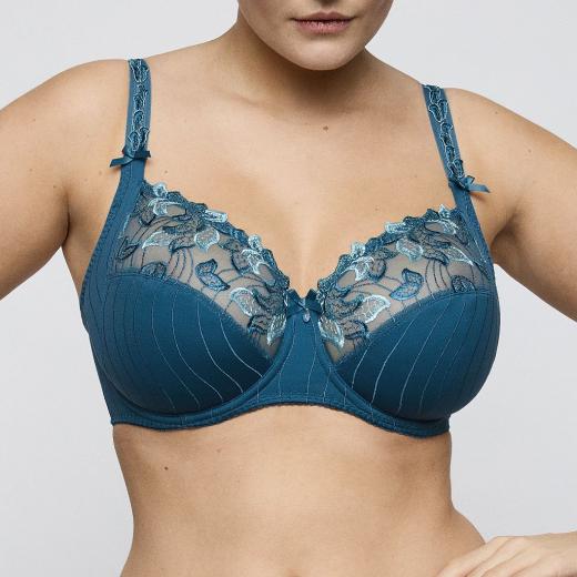 Primadonna Deauville full cup wire bra F-H cup, color peacock
