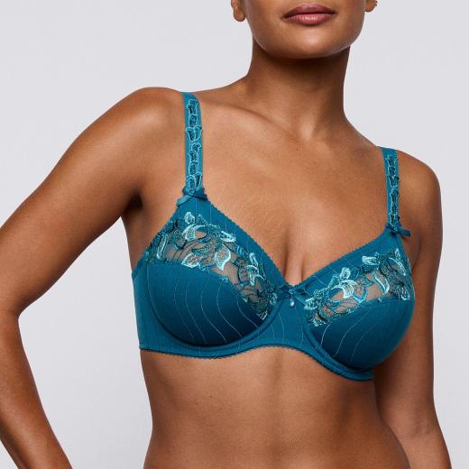 Primadonna Deauville comfort wire bra D-E cup, color peacock
