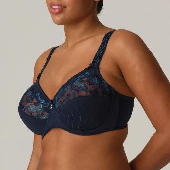 PrimaDonna Deauville comfort wire bra F-H cup, color velvet blue