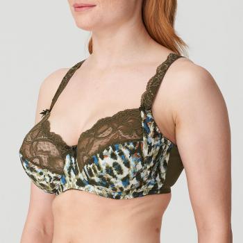 PrimaDonna Madison full cup wire bra F-I cup, color olive green