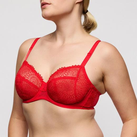 PrimaDonna Sophora full cup wire bra C-E cup, color true red