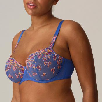 PrimaDonna Lenca balcony wire bra vertcal seam C-G cup, color blue eyes