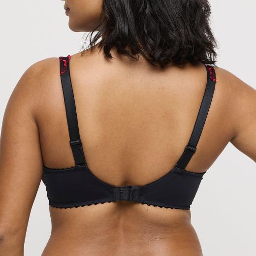 PrimaDonna Springdale Bügel BH tief dekolletiert Cup C-H, Farbe black rose