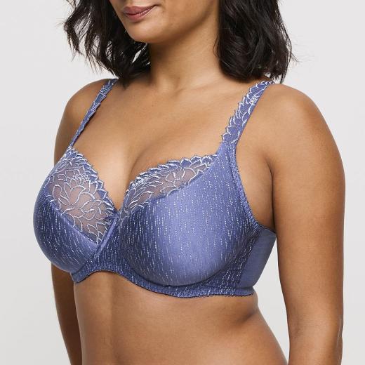 PrimaDonna Monterrey halb unterlegter Balconette Bügel BH Tulpenschnitt Cup C-G, Farbe nightshadow blue