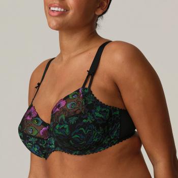 PrimaDonna San Angel full cup wire bra B-I cup, color peacock feather