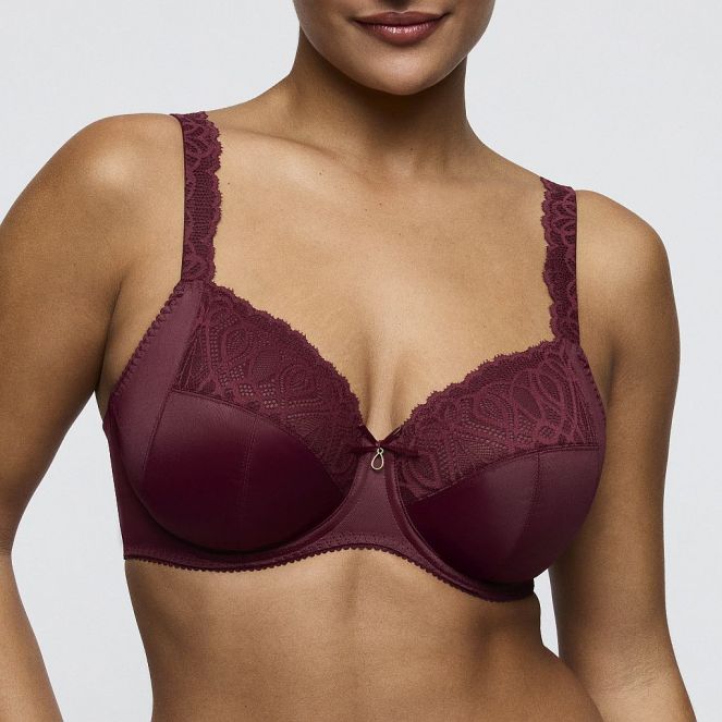PrimaDonna Salerno Bügel BH Vollschale Cup B-H, Farbe evening red