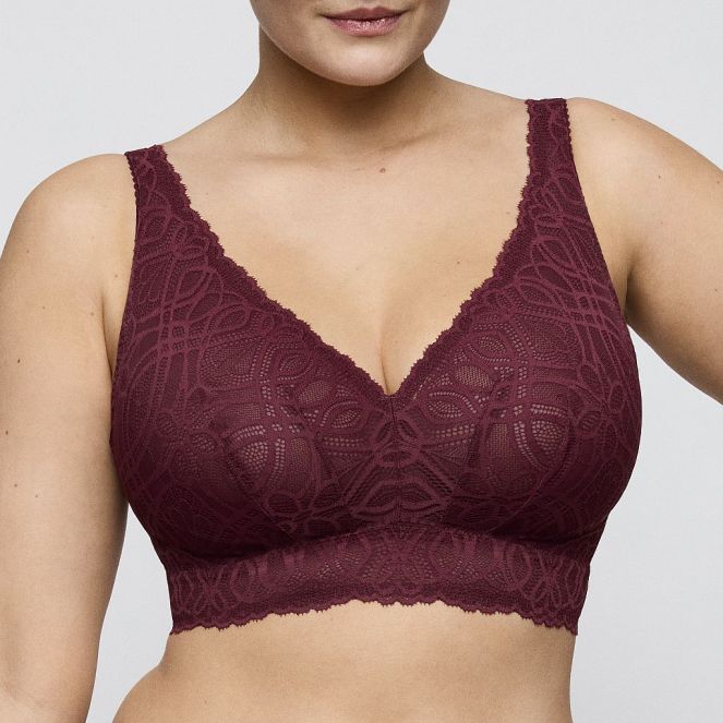 PrimaDonna Salerno Bralette Cup C-G, Farbe evening red