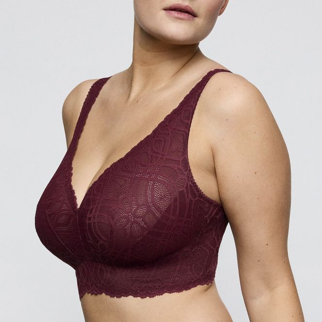 PrimaDonna Salerno Bralette Cup C-G, Farbe evening red