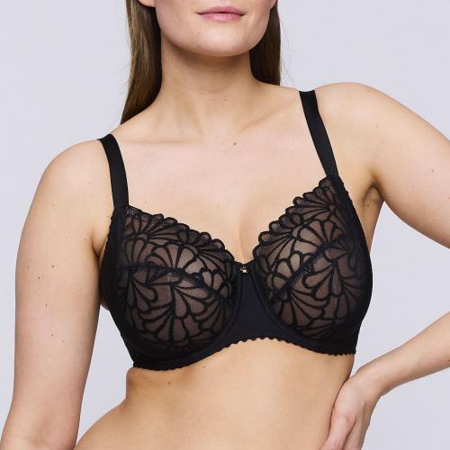 PrimaDonna Gallipoli full cup wire bra C-H cup, color black