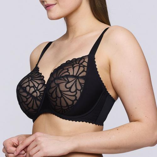 PrimaDonna Gallipoli full cup wire bra C-H cup, color black