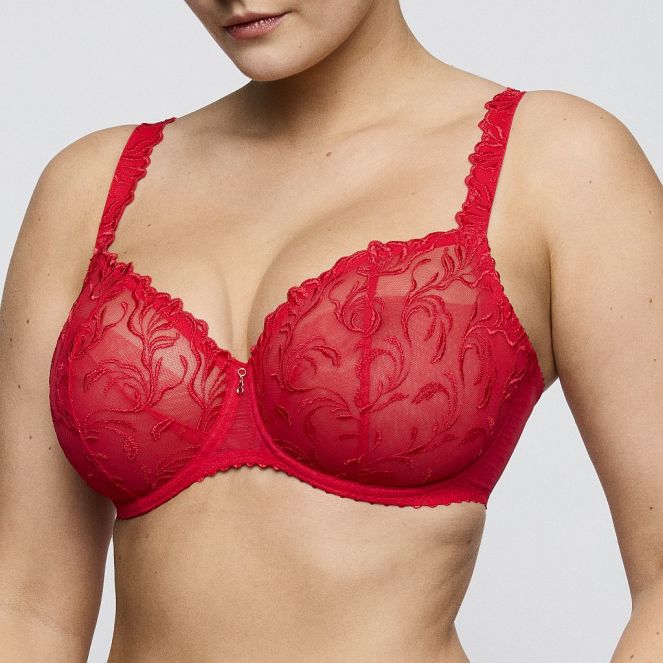 PrimaDonna Solisse Balconette Bügel BH vertikale Naht Cup C-G, Farbe true red