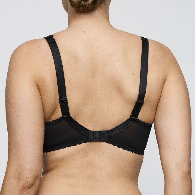 PrimaDonna Solisse balcony wire bra horizontal seam C-G cup, color black
