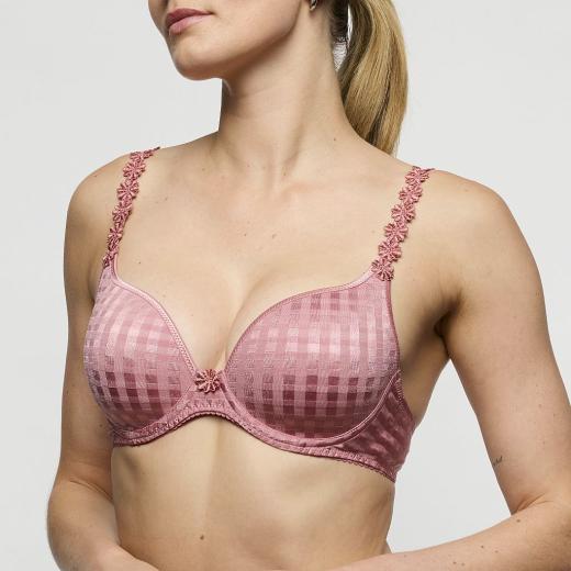 Marie Jo Avero padded wire bra heart shape A-E cup, color ballet pink
