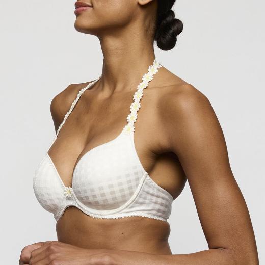 Marie Jo Avero padded wire bra heart shape A-E cup, color ivory petal