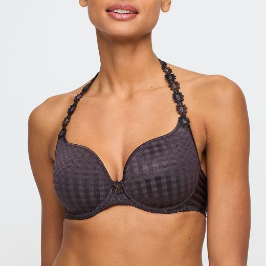 Marie Jo Avero padded wire bra heart shape A-E cup, color sweet chocolate