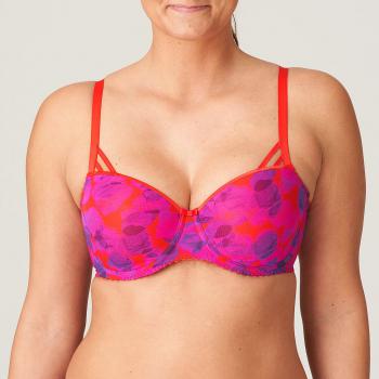 PrimaDonna Twist Lennox Hill padded balcony wire bra C-H cup, color pomme d amour