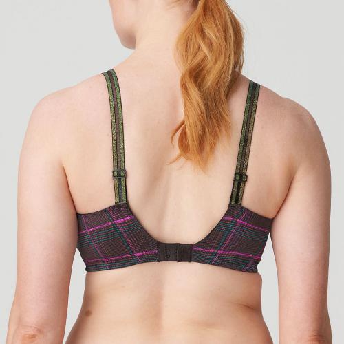 PrimaDonna Twist Princes Bay padded balcony wire bra C-H cup, color italian check