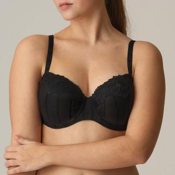 PrimaDonna Twist Maldives padded balcony wire bra C-G cup, color black