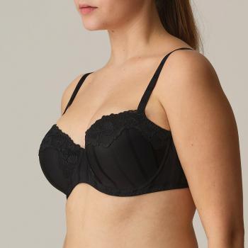 PrimaDonna Twist Maldives padded balcony wire bra C-G cup, color black