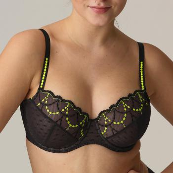 PrimaDonna Twist Tepito padded balcony wire bra C-H cup, color dark glow