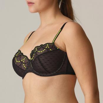 PrimaDonna Twist Tepito padded balcony wire bra C-H cup, color dark glow