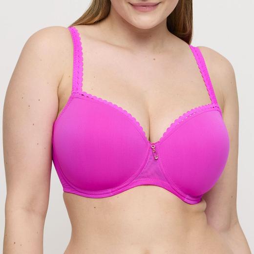PrimaDonna Twist Vivgirl padded balcony wire bra B-G cup, color cactus flower