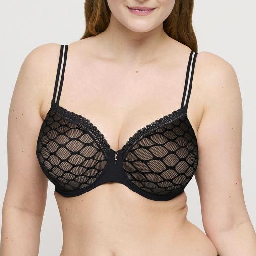 PrimaDonna Twist Nako padded bra - heart shape C-G cup, color black