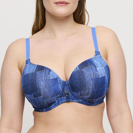 PrimaDonna Twist Mauna Bügel BH unterlegt Herzform Cup C-G, Farbe twill Blue