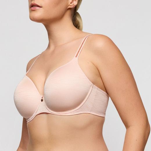 PrimaDonna Twist Briana padded bra - heart shape B-G cup, color pearly pink