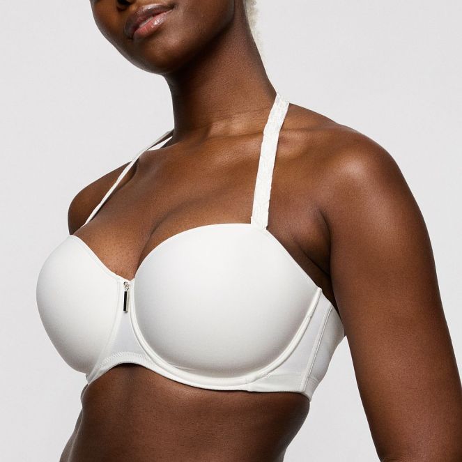 PrimaDonna Twist Twixie padded bra - strapless B-G cup, color natural