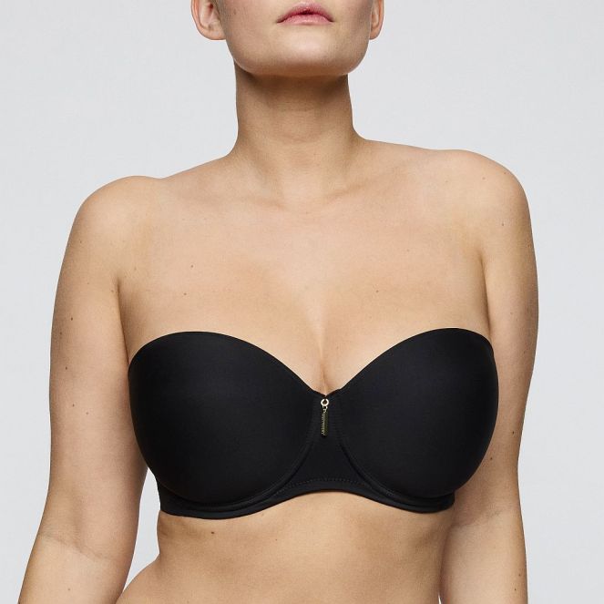 PrimaDonna Twist Twixie padded bra - strapless B-G cup, color black