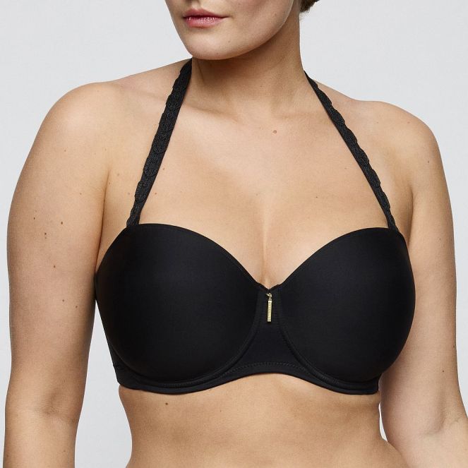 PrimaDonna Twist Twixie padded bra - strapless B-G cup, color black