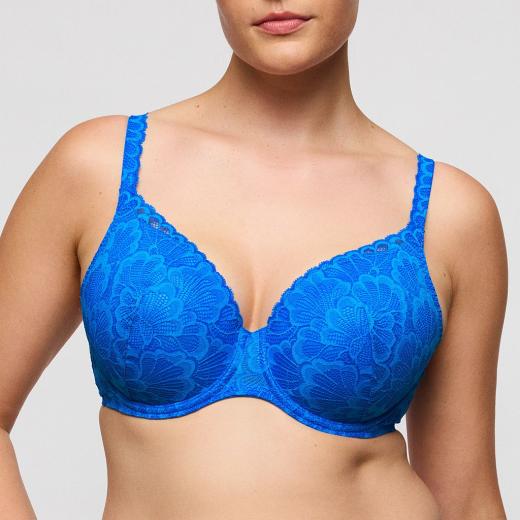 PrimaDonna Twist Mocuto padded bra - heart shape B-G cup, color blu china