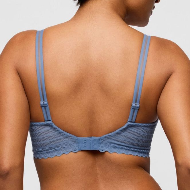PrimaDonna Twist Twist Side padded balcony wire bra B-G cup, color indigofera