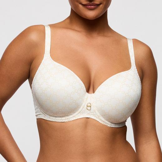 PrimaDonna Twist Kero padded bra - heart shape B-G cup, color natural