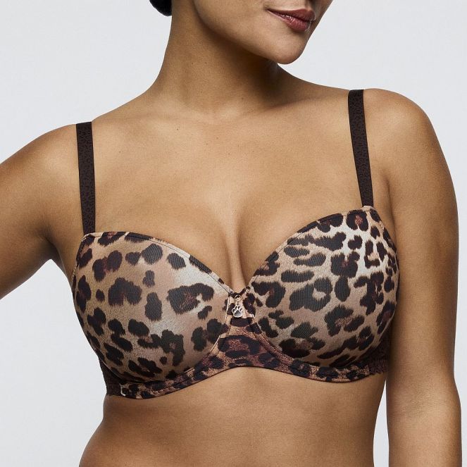 PrimaDonna Twist Giganni Balconette Bügel BH unterlegt Cup B-F, Farbe leopard bloom
