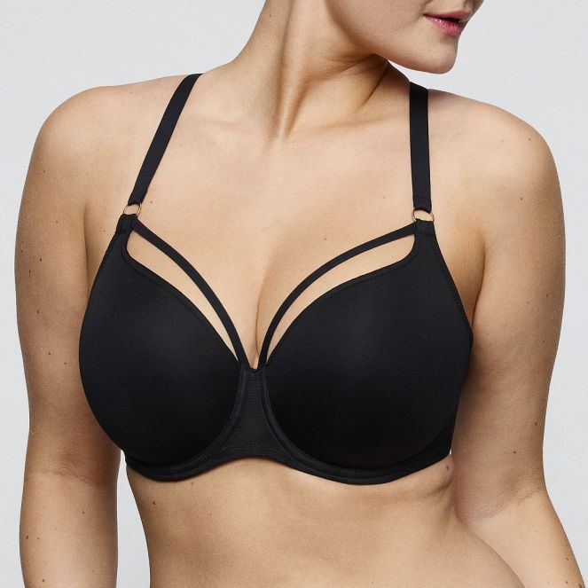 PrimaDonna Twist Sheary padded bra - heart shape B-G cup, color black