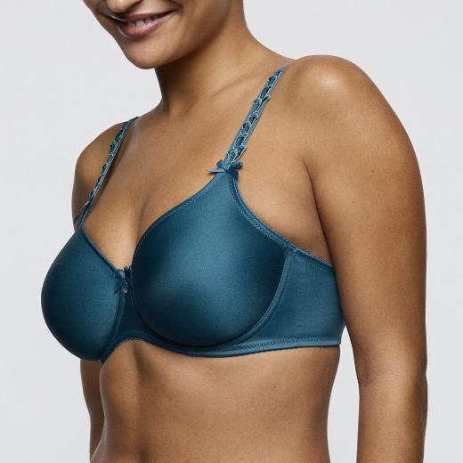 Primadonna Deauville full cup wire bra seamless B-H cup, color peacock