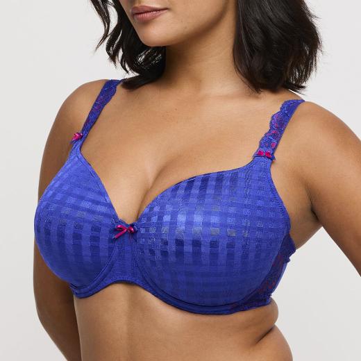 PrimaDonna Madison padded bra - heart shape C-D cup, color blueberry kiss