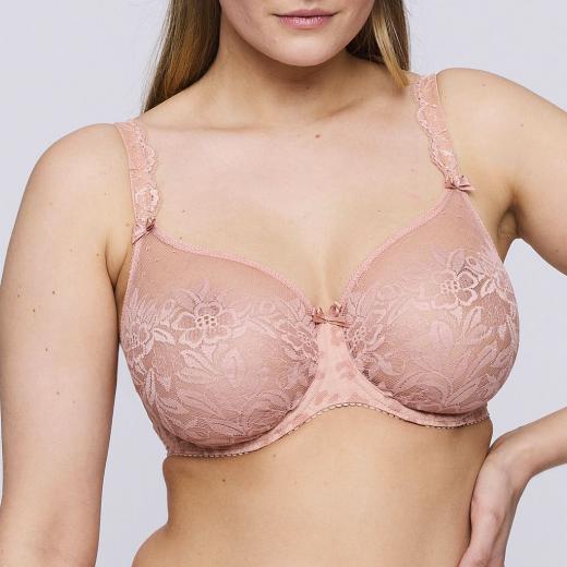 PrimaDonna Madison full cup wire bra seamless C-H cup, color sweet dust