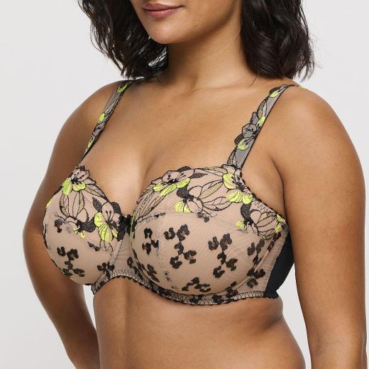 PrimaDonna Manali padded bra balcony B-G cup, color wild bloom
