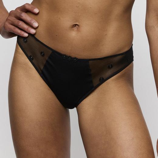 Marie Jo Daisy rio briefs, color black