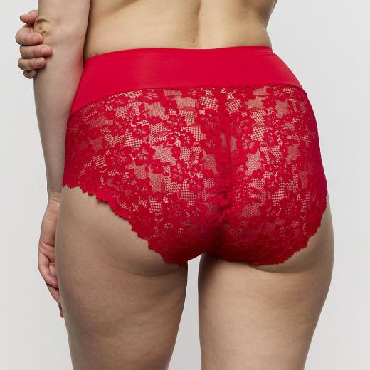 Marie Jo Soft Studio high waist briefs, color true red