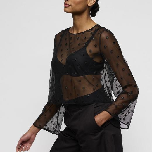 Marie Jo Daisy Top without Cup, color black