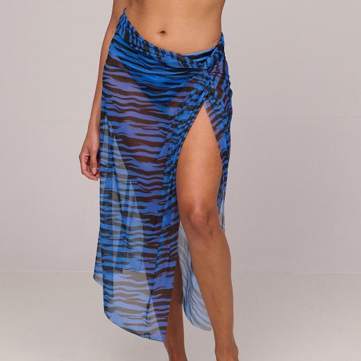 Marie Jo Swim Marva Swimwear Stretch Skirt, color wild waves