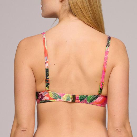 Marie Jo Swim Norma Jeanne Bikini top strapless padded, color tropical sunset