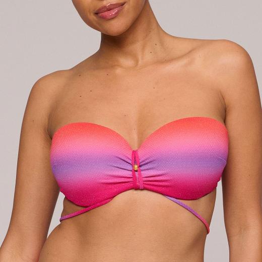 Marie Jo Swim Nusa Dua Bikini trägerlos unterlegt, Farbe spectral