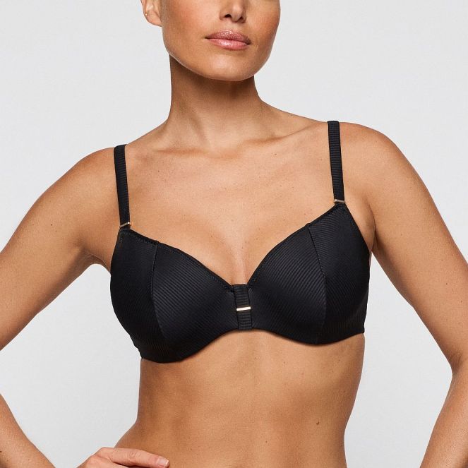 Marie Jo Swim Cassie Bikini top full cup B-E cup, color black